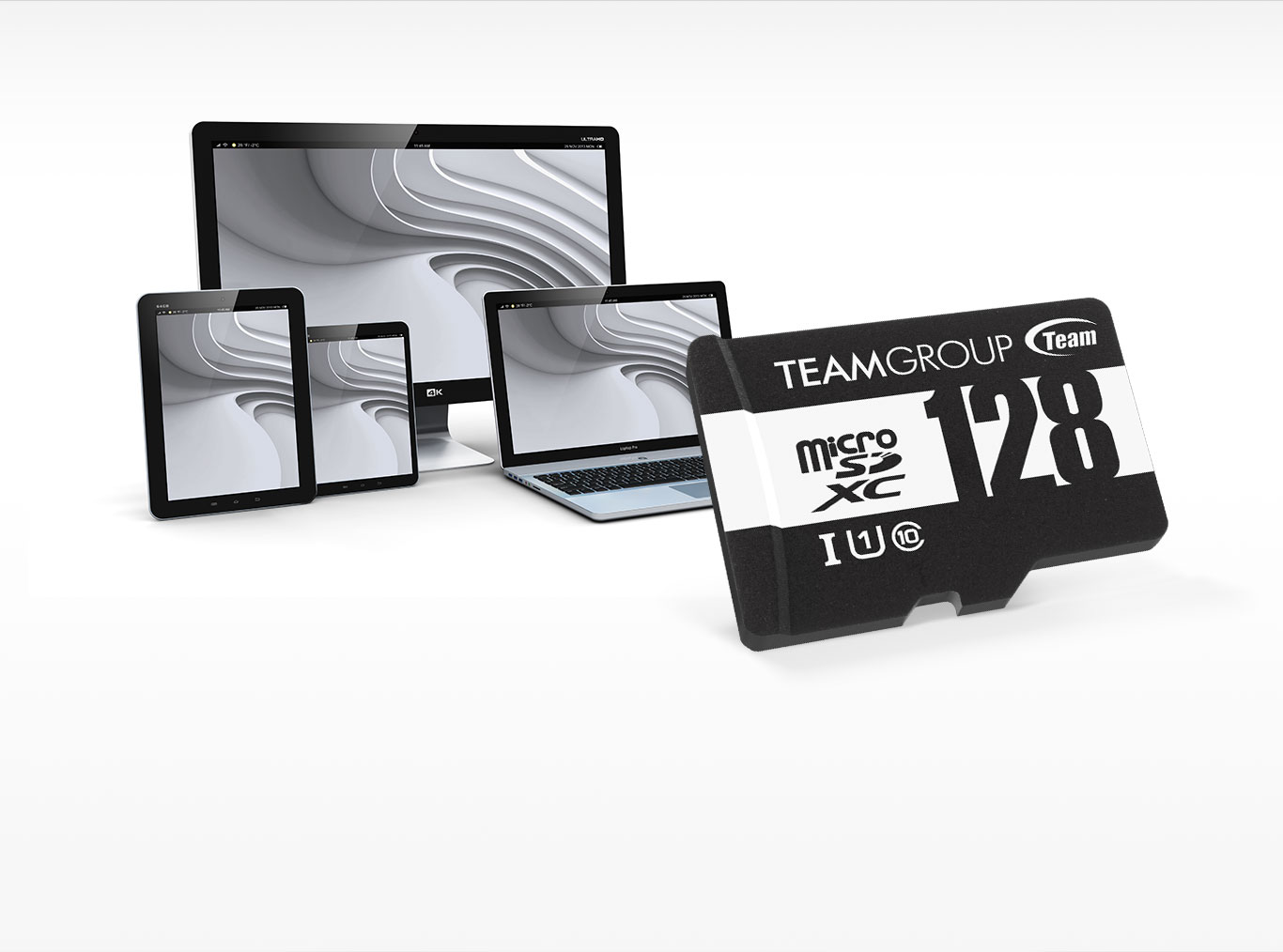 Team microSDHC UHS-I U1 Class 10 Memory Card with Adapter